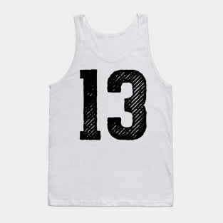 Rough Number 13 Tank Top